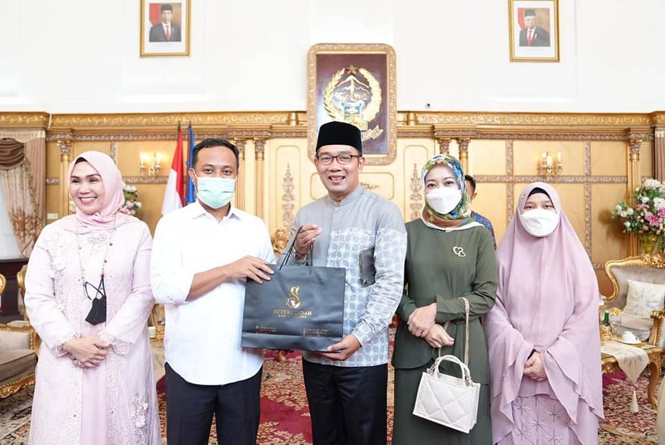 Terima Kunjungan Ridwan Kamil, Andi Sudirman Bahas Masjid 99 Kubah 